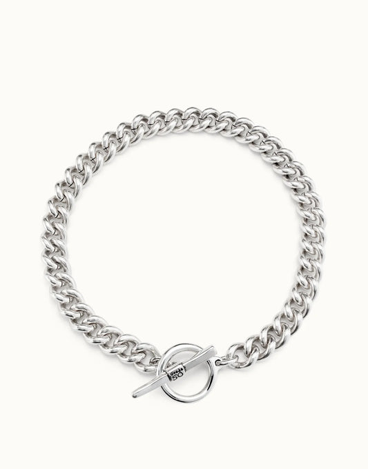 UNO de 50 Cable Chain Necklace | Sterling Silver | Waterproof