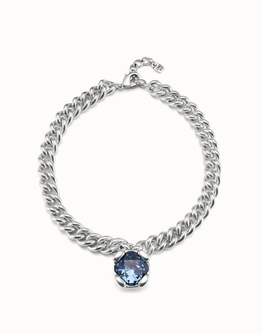 UNO de 50 Refined Edge Necklace| 925 Sterling Silver