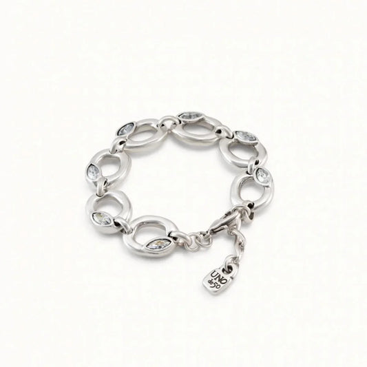 UNO de 50 Oval Link Bracelet | 925 Sterling Silver