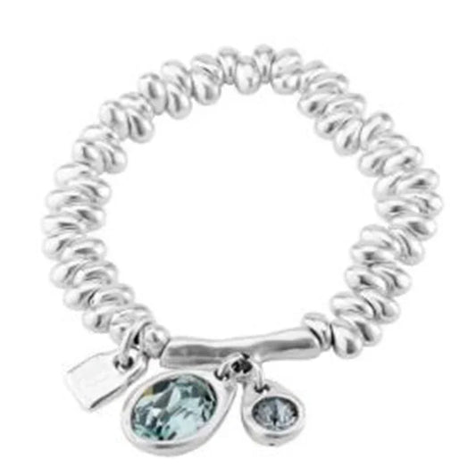 UNO de 50 Aqua Drift Bracelet | 925 Sterling Silver
