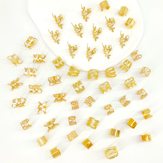 50pcs Alloy Hair Jewelry for Braids Accessories