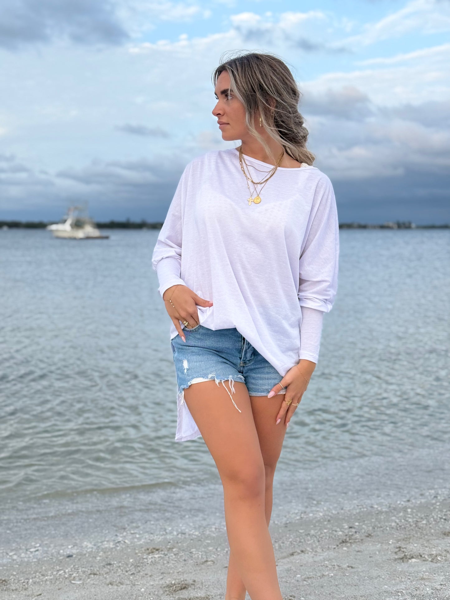 Long Sleeve Tunic | 100% Cotton