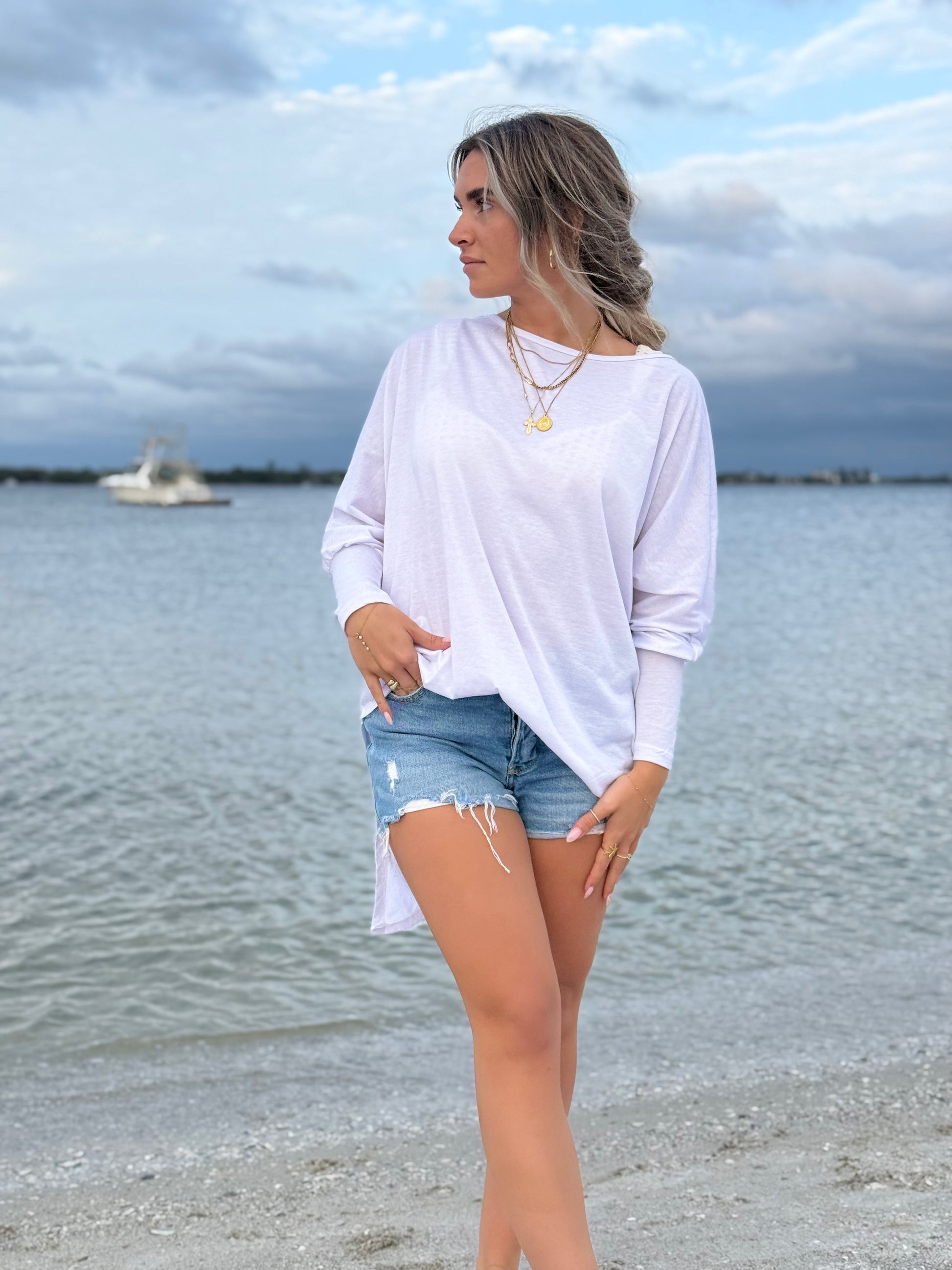 Long Sleeve Tunic | 100% Cotton