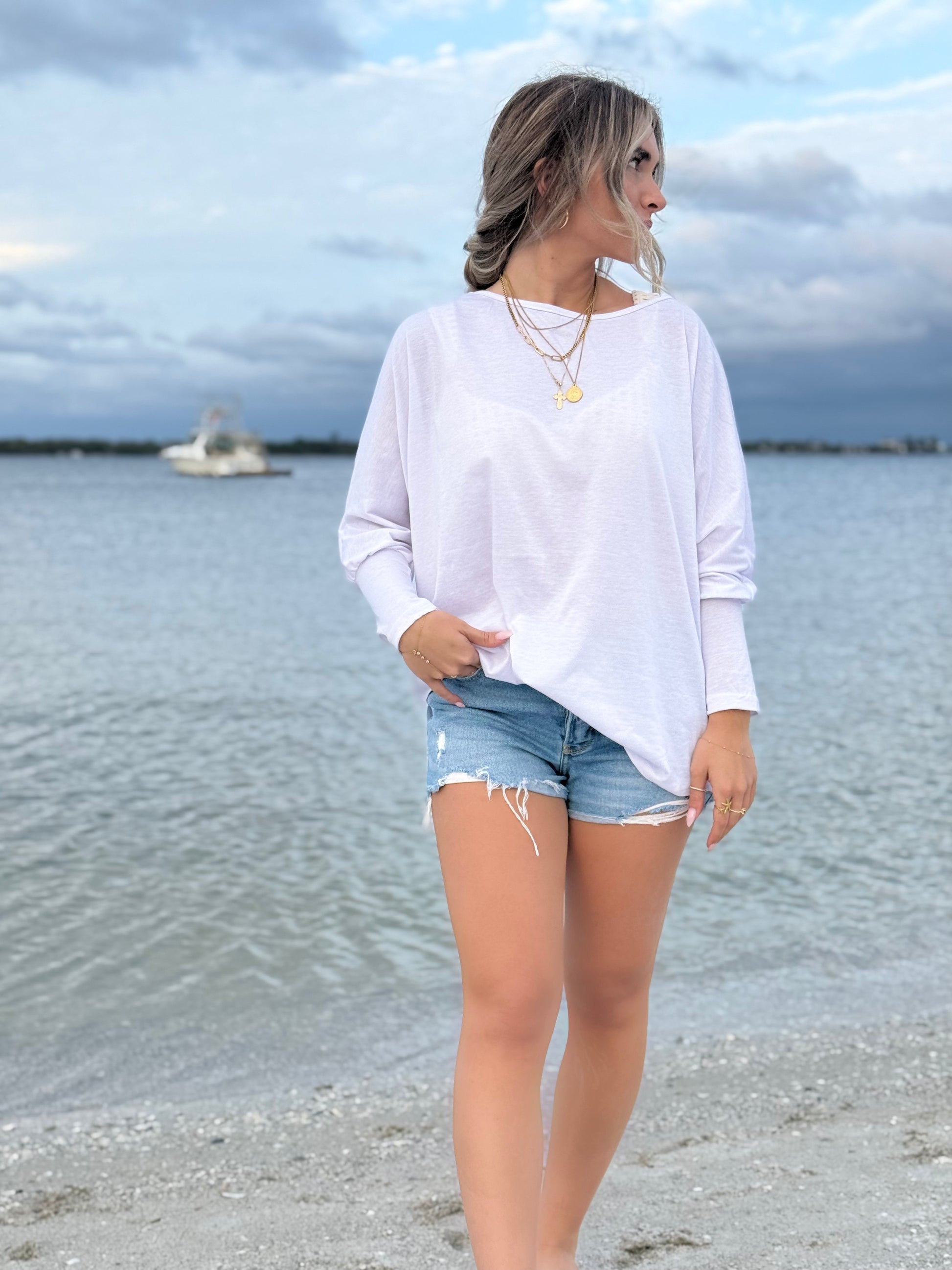 Long Sleeve Tunic | 100% Cotton