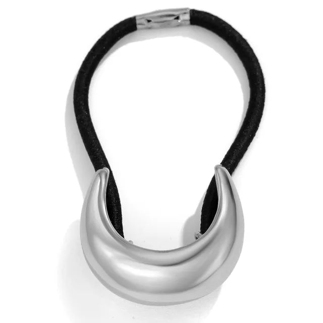 Metal Irregular Double-layer Hair Bands Ropes for Women Headband Elastic HairPins