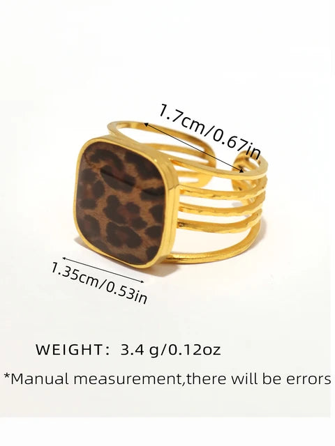 Stainless Steel Rings Chunky Jewelry