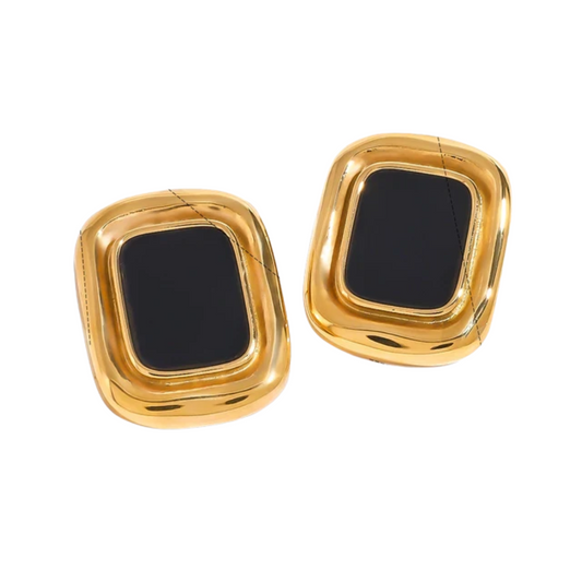 Gold Eclipse Earring Collection | 18k Gold Plated | Hypoallergenic