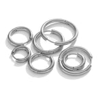 10pcs Stainless Steel Hoop Earrings