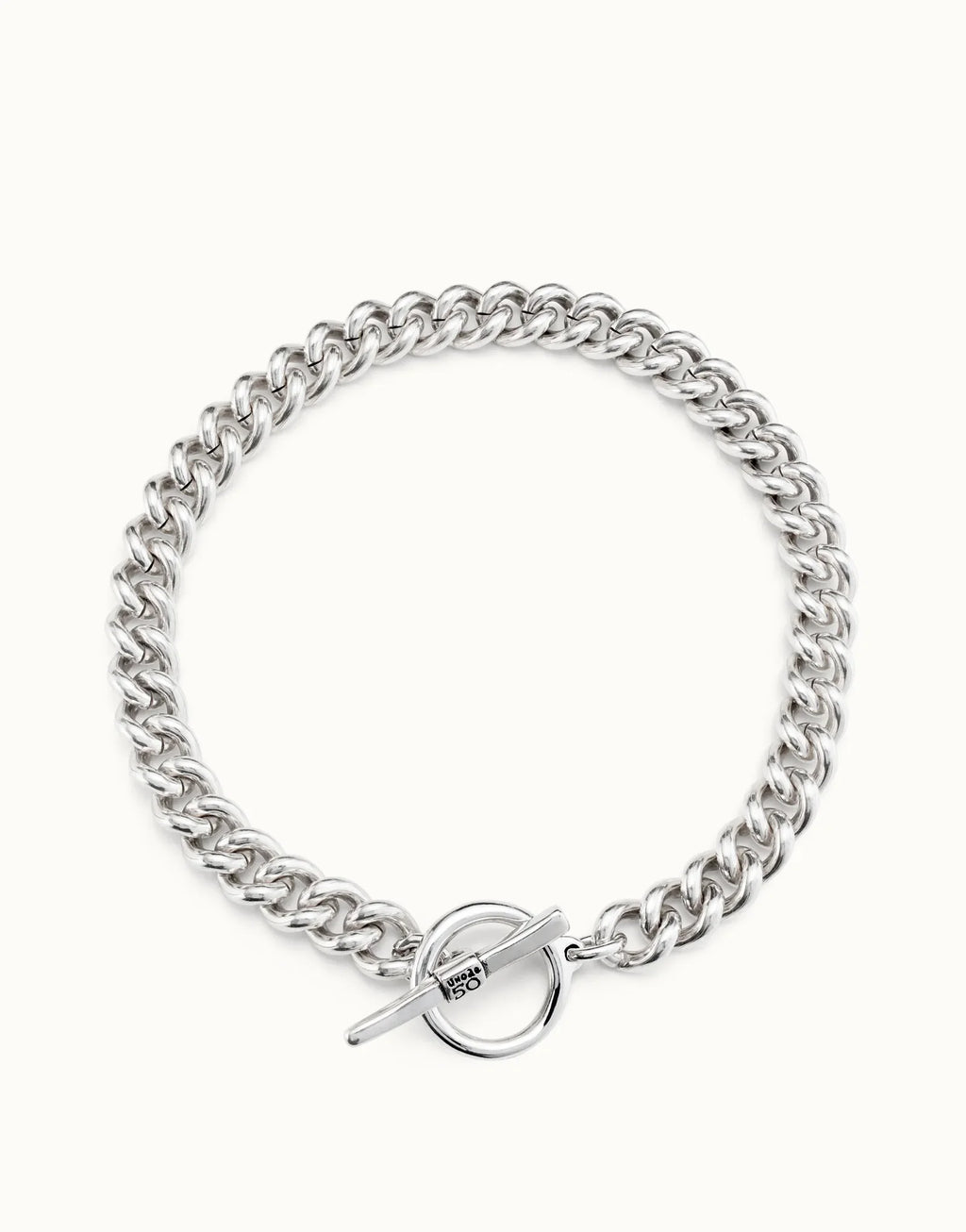 UNO de 50 Cable Chain Necklace | Sterling Silver | Waterproof