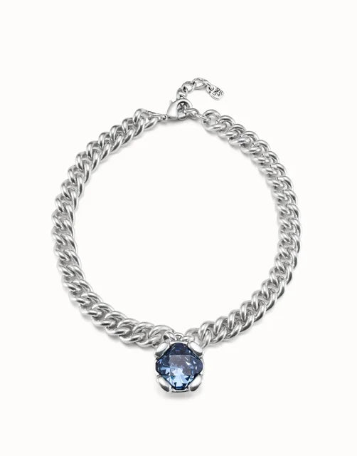 UNO de 50 Refined Edge Necklace| 925 Sterling Silver