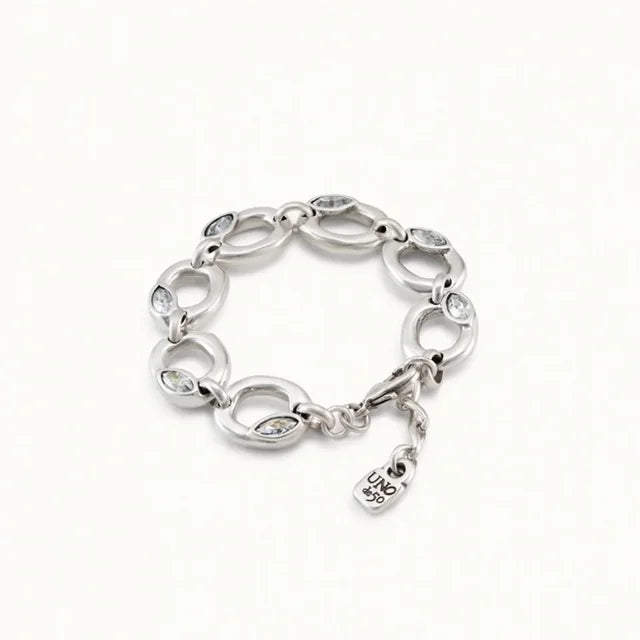 UNO de 50 Oval Link Bracelet | 925 Sterling Silver