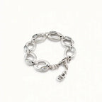 UNO de 50 Oval Link Bracelet | 925 Sterling Silver