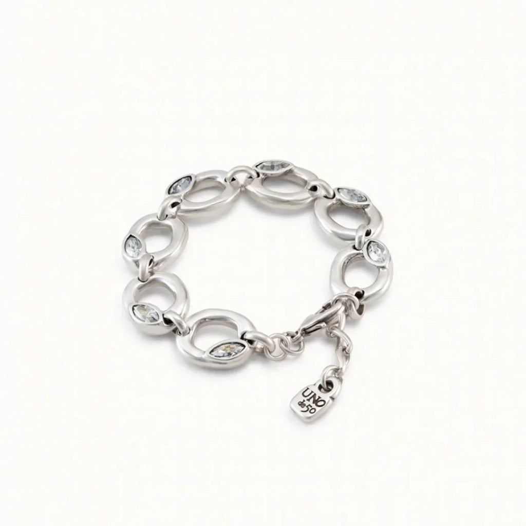 UNO de 50 Oval Link Bracelet | 925 Sterling Silver