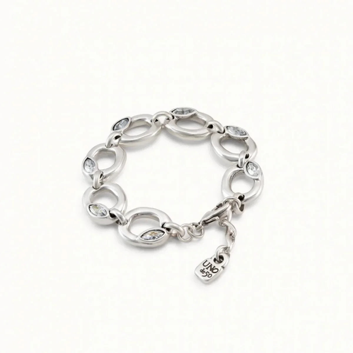 UNO de 50 Oval Link Bracelet | 925 Sterling Silver