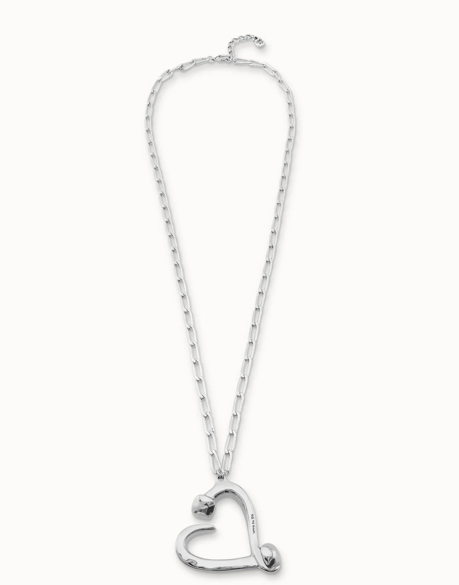UNO de 50 Heart Shaped Necklace | 925 Sterling Silver