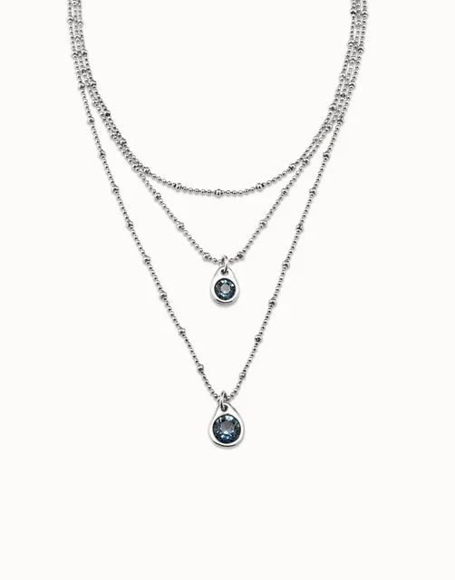 UNO de 50 Subtle Layered Necklace | 925 Sterling Silver
