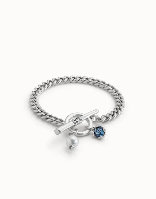UNO de 50 Cable Chain Bracelet | Sterling Silver | Waterproof