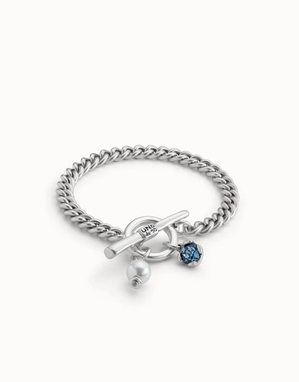 UNO de 50 Cable Chain Bracelet | Sterling Silver | Waterproof