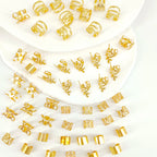 50pcs Alloy Hair Jewelry for Braids Accessories