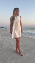 Shoreline Mini Dress | 100% Linen