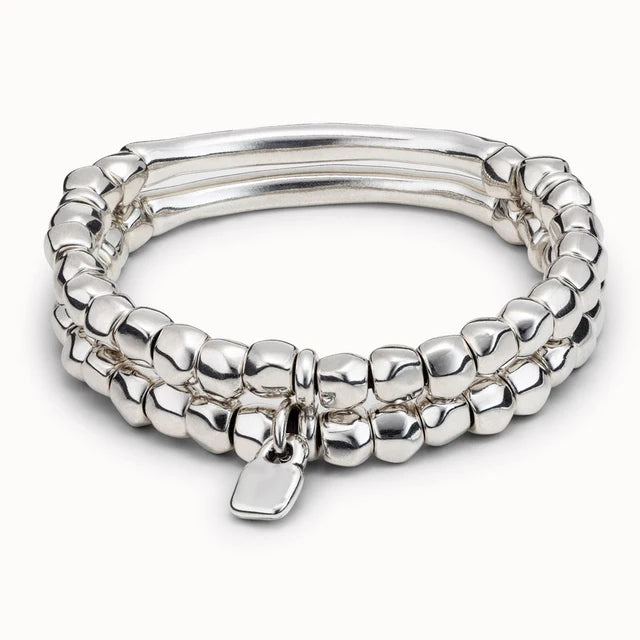 UNO de 50 Brushed Elegance Bracelet | 925 Sterling Silver
