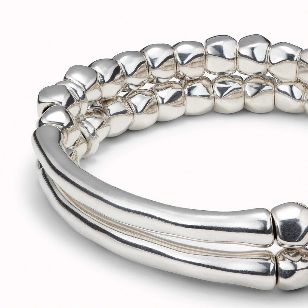 UNO de 50 Brushed Elegance Bracelet | 925 Sterling Silver