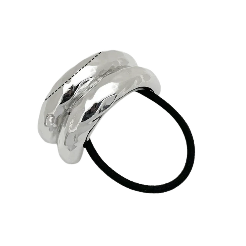 Metal Irregular Double-layer Hair Bands Ropes for Women Headband Elastic HairPins