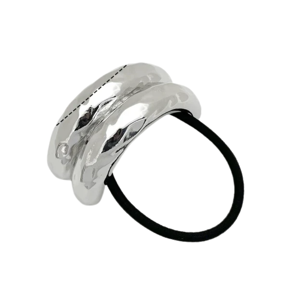 Metal Irregular Double-layer Hair Bands Ropes for Women Headband Elastic HairPins