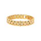 Golden Chain Bangle Bracelet Minimalist Geometric Metal Women Bracelet