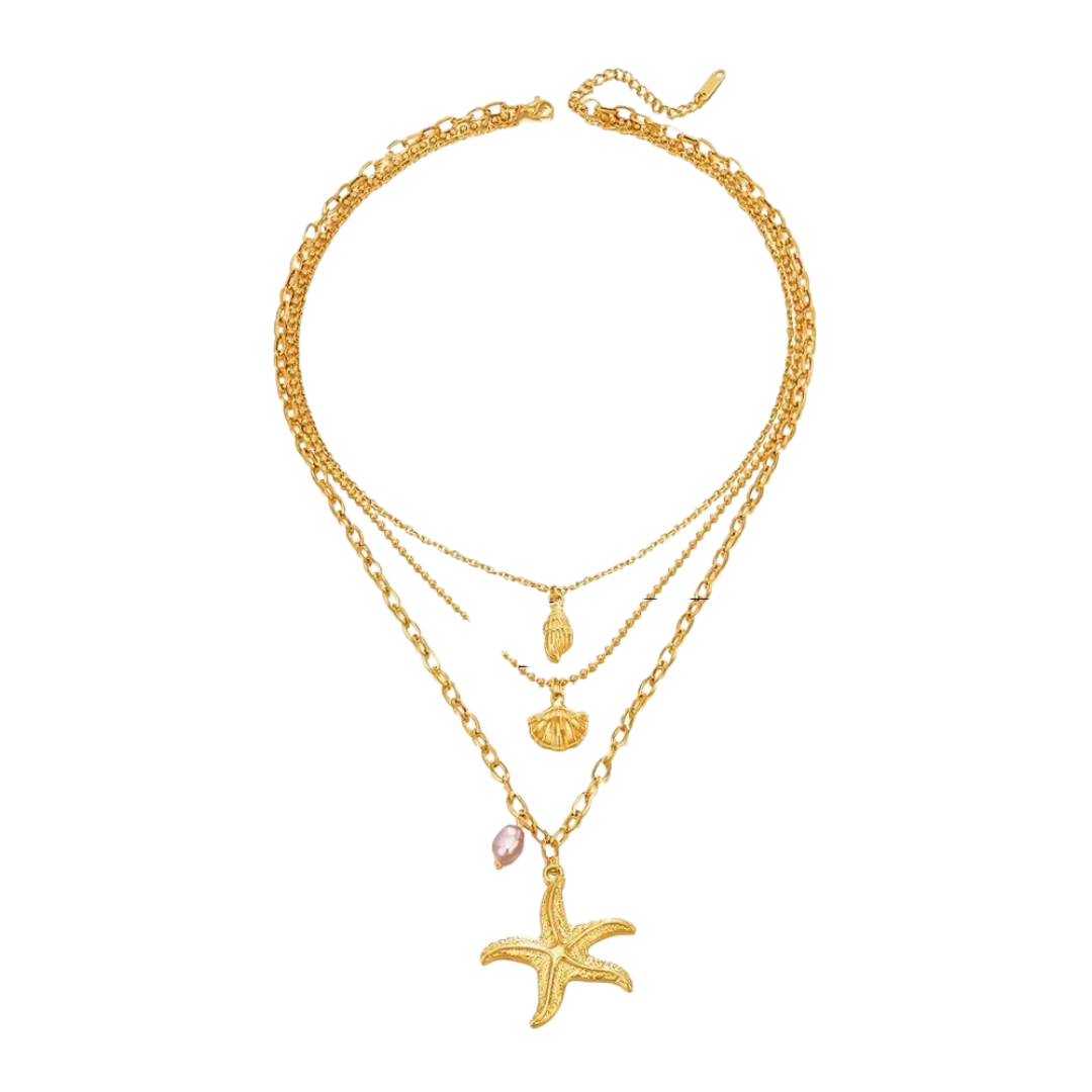 Shoreline Chic Collection | 18k Gold Plated | Stainless Steel