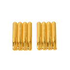 Eterna Textured Square Studs | 18k Gold Plated Stainless Steel