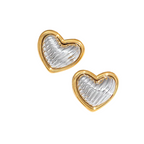 Mixed Color Geometric Stud Earring Set | Stainless Steel 18k Gold Plated