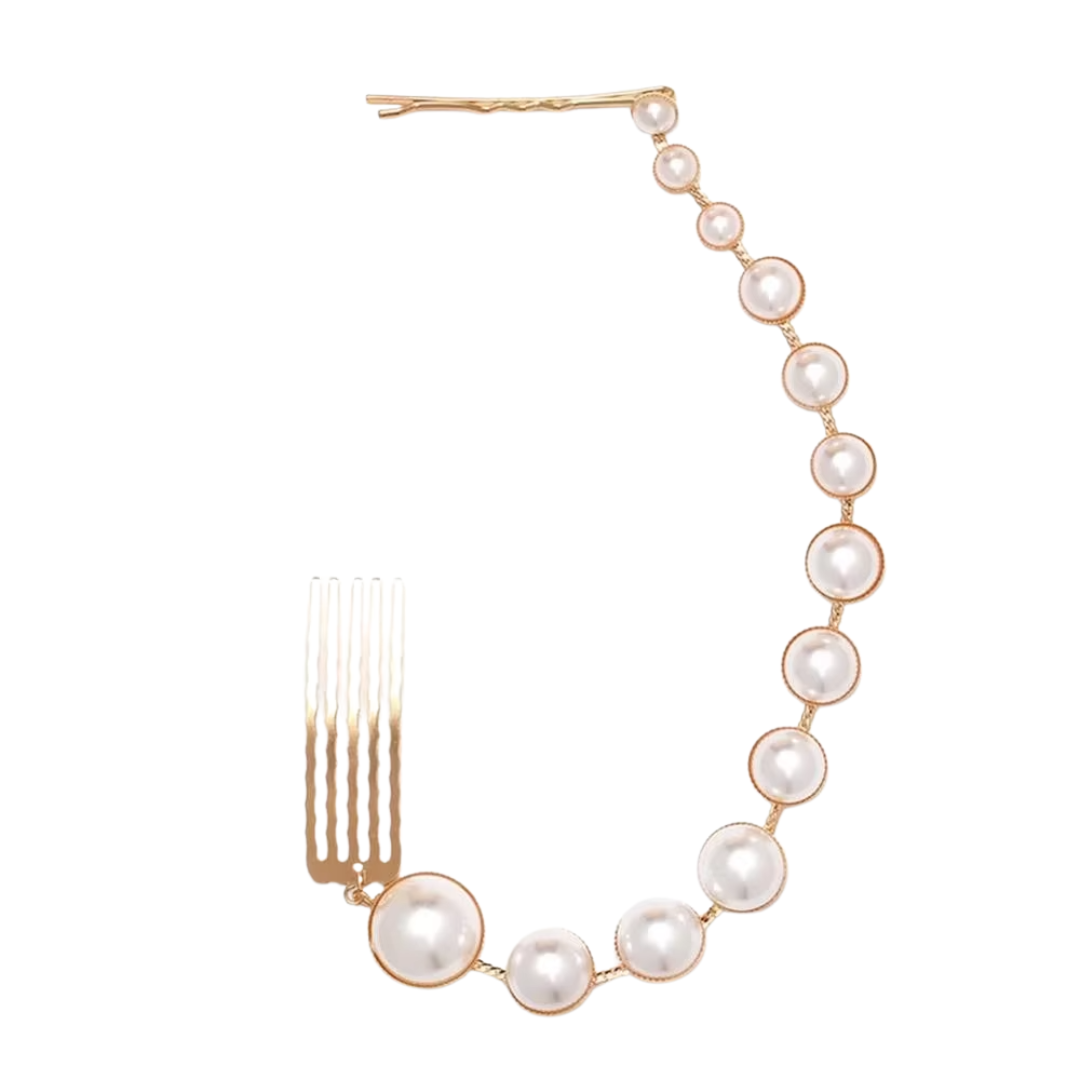 Bridal Pearl Hair Chain Accessories
