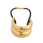 Metal Irregular Double-layer Hair Bands Ropes for Women Headband Elastic HairPins