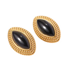 Gold Eclipse Earring Collection | 18k Gold Plated | Hypoallergenic