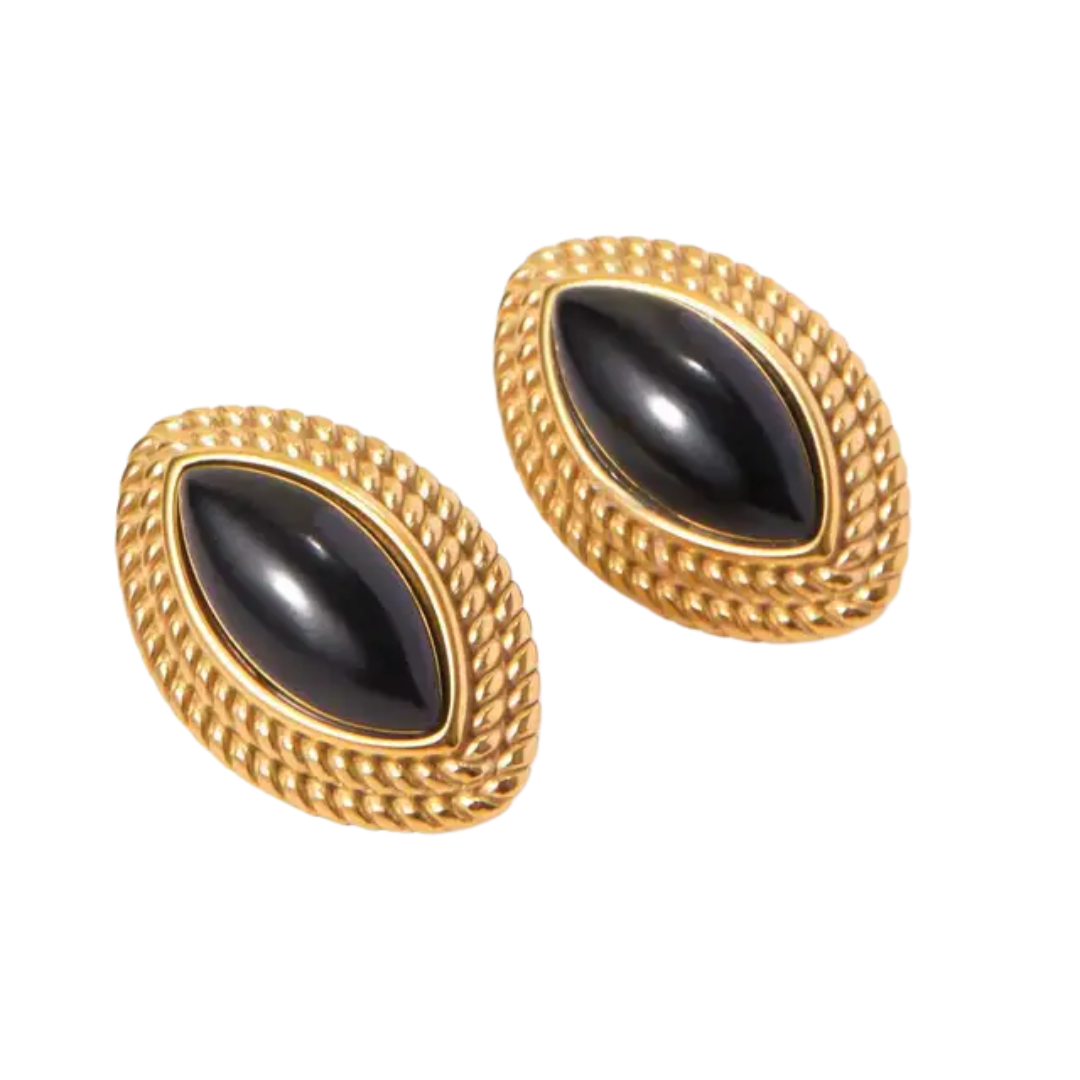Gold Eclipse Earring Collection | 18k Gold Plated | Hypoallergenic
